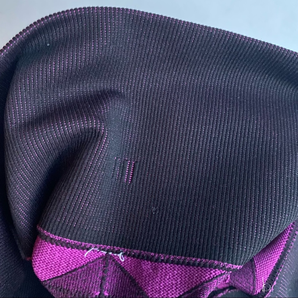 Lululemon Ebb To Street Chevron Purple Seamless Leggings Pant 8 - Picture 7 of 7